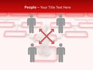 White Arrow Clipart PowerPoint Template