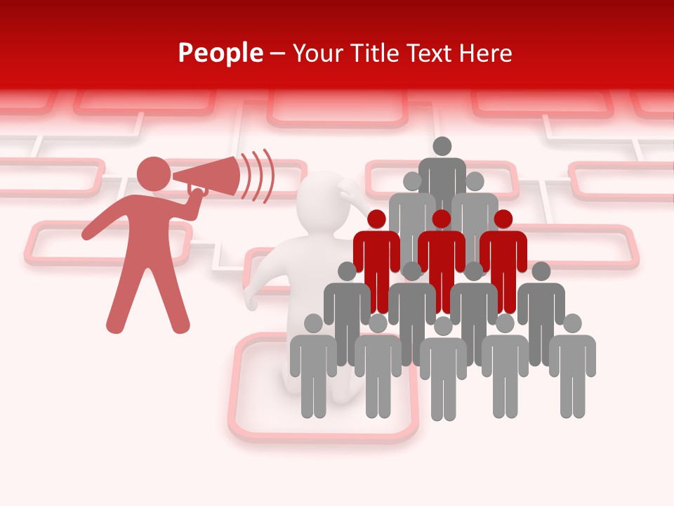 White Arrow Clipart PowerPoint Template