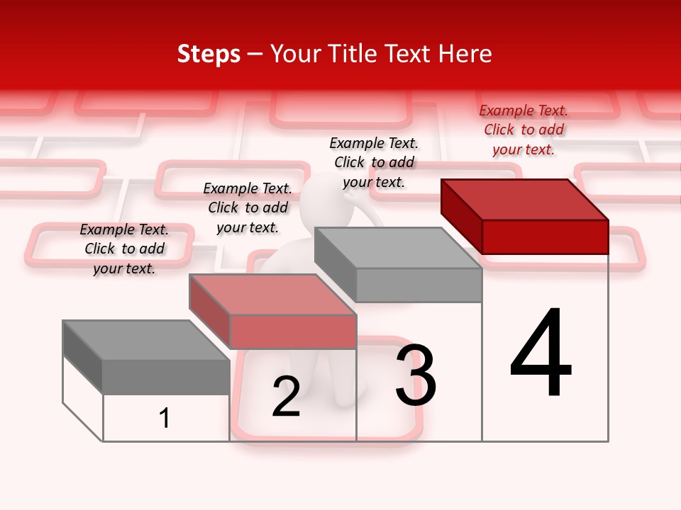 White Arrow Clipart PowerPoint Template