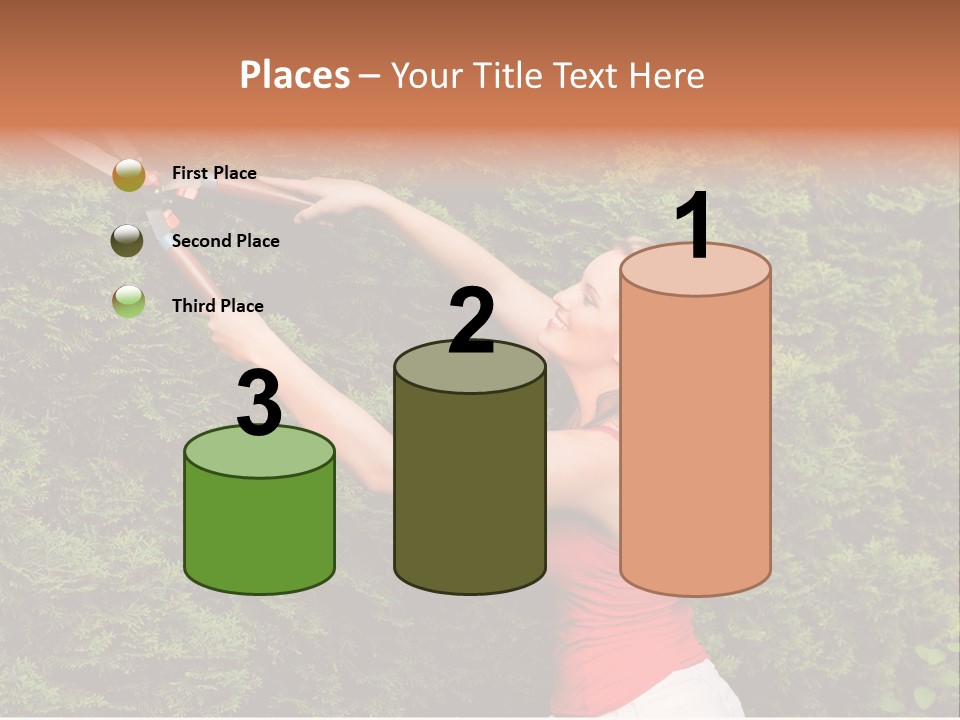 Sunlight Leisure Gardener PowerPoint Template