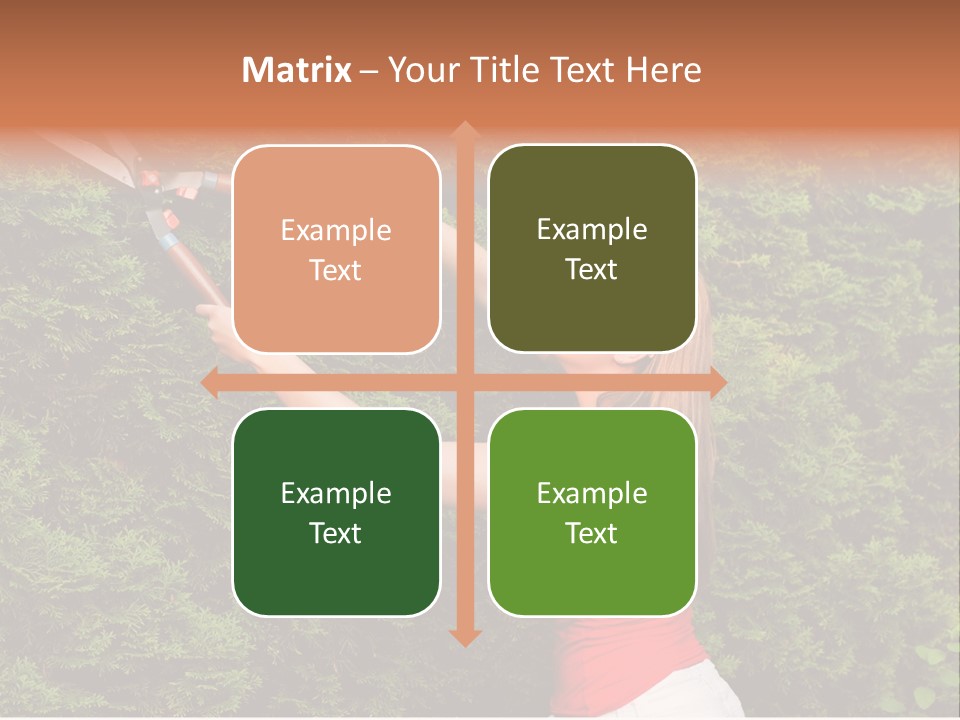 Sunlight Leisure Gardener PowerPoint Template