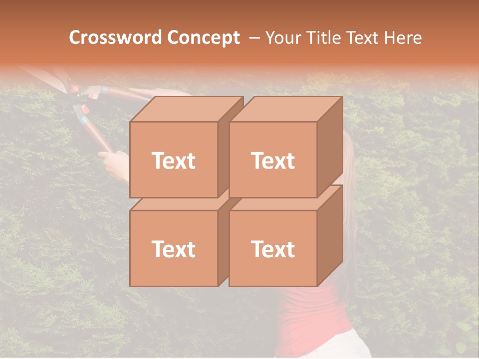 Sunlight Leisure Gardener PowerPoint Template