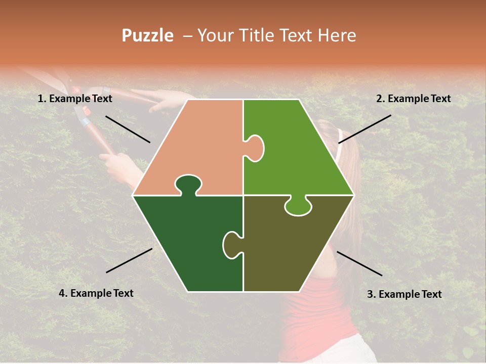 Sunlight Leisure Gardener PowerPoint Template