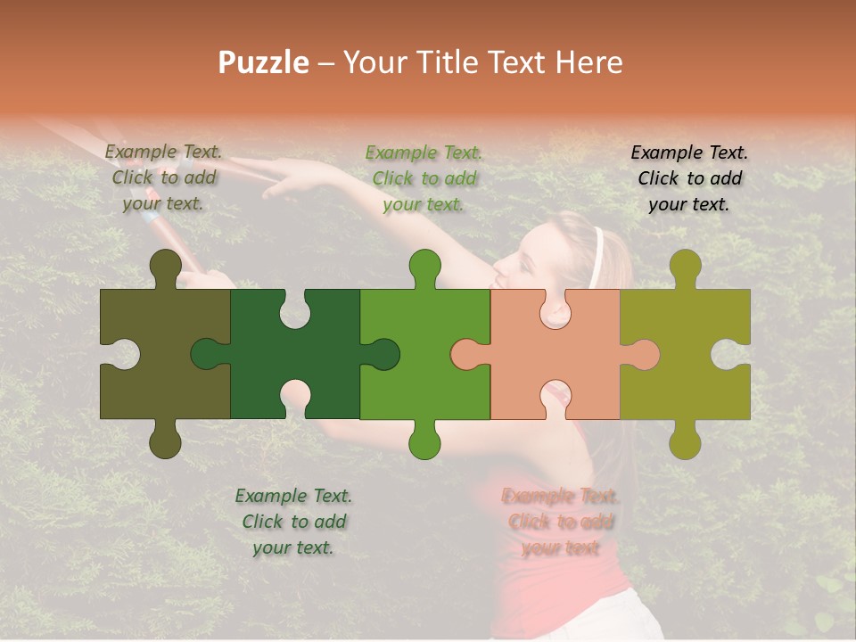 Sunlight Leisure Gardener PowerPoint Template