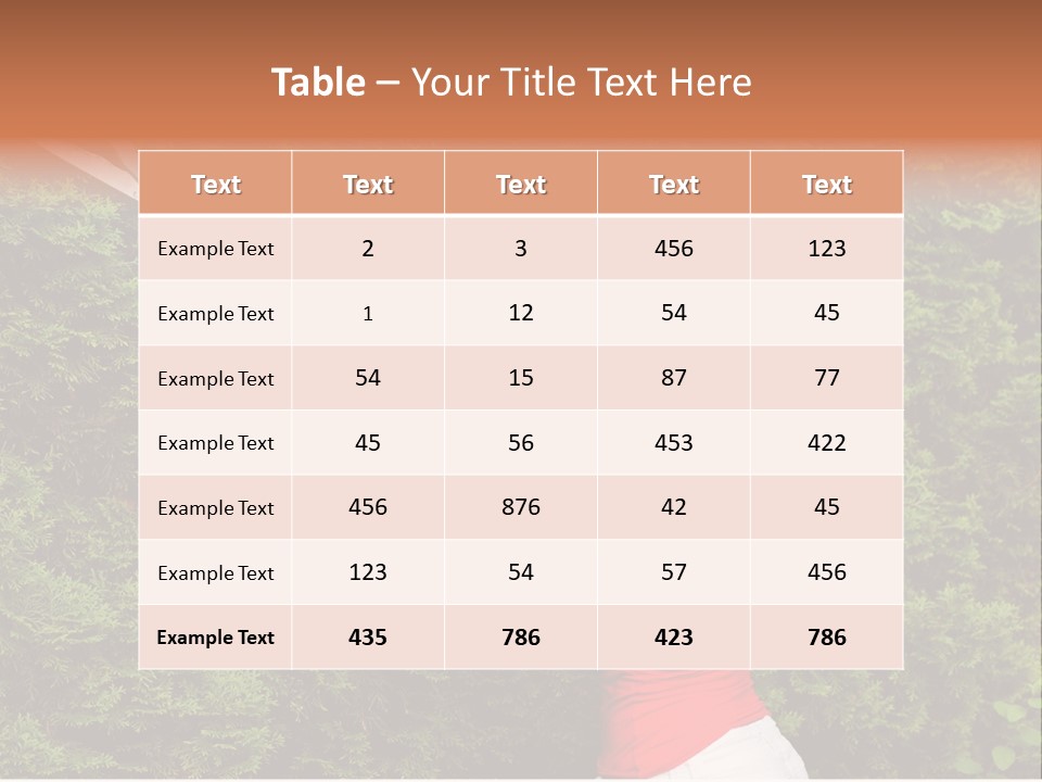 Sunlight Leisure Gardener PowerPoint Template