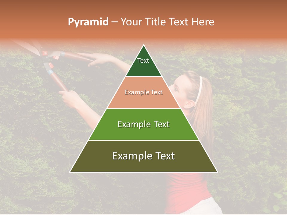 Sunlight Leisure Gardener PowerPoint Template