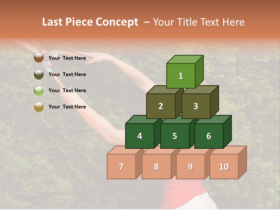 Sunlight Leisure Gardener PowerPoint Template