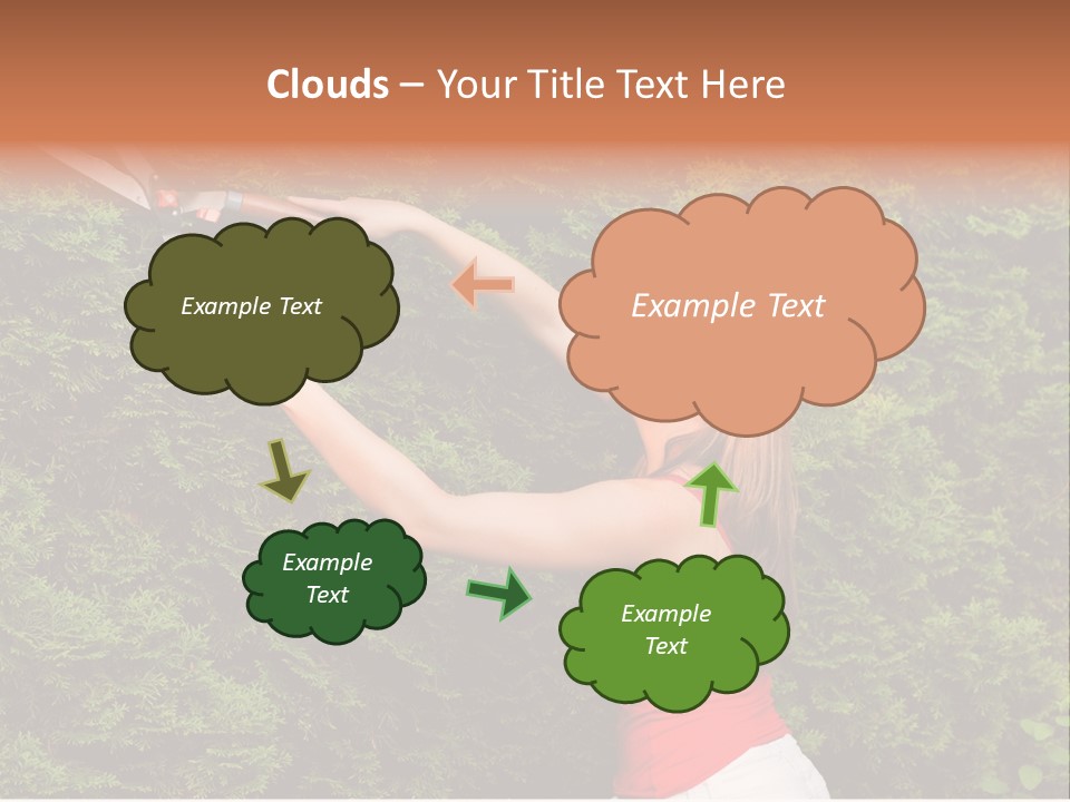 Sunlight Leisure Gardener PowerPoint Template