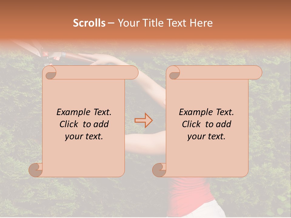 Sunlight Leisure Gardener PowerPoint Template
