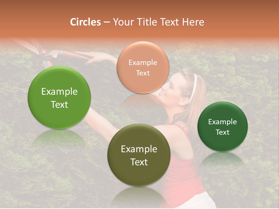 Sunlight Leisure Gardener PowerPoint Template