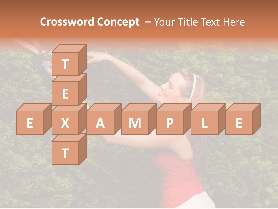 Sunlight Leisure Gardener PowerPoint Template