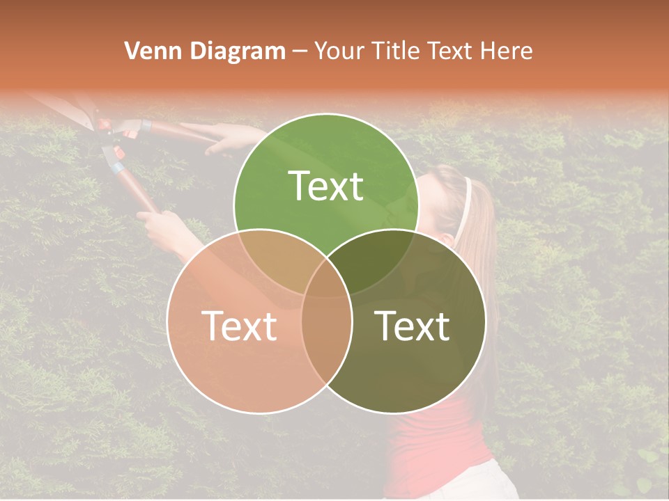 Sunlight Leisure Gardener PowerPoint Template