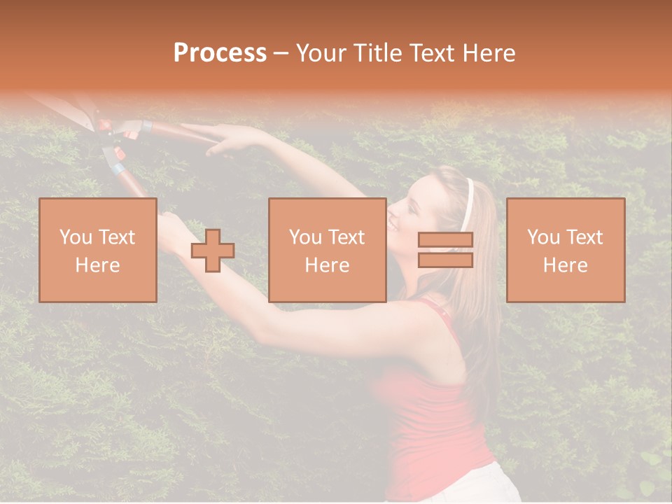 Sunlight Leisure Gardener PowerPoint Template