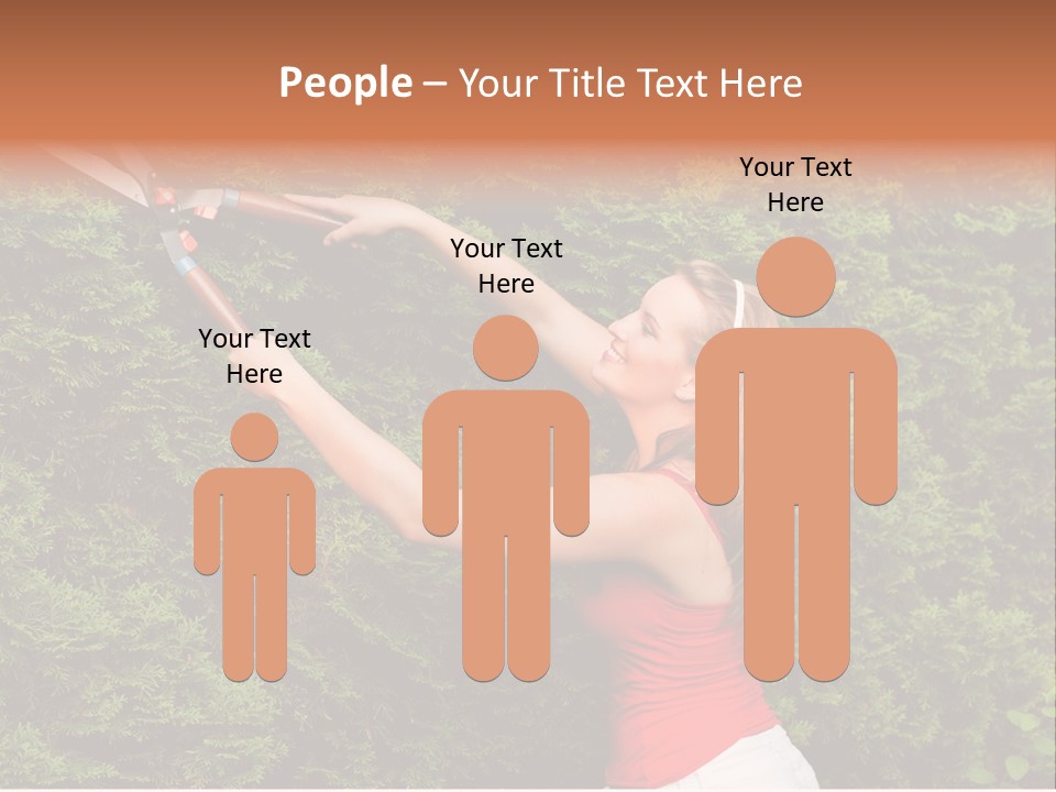 Sunlight Leisure Gardener PowerPoint Template