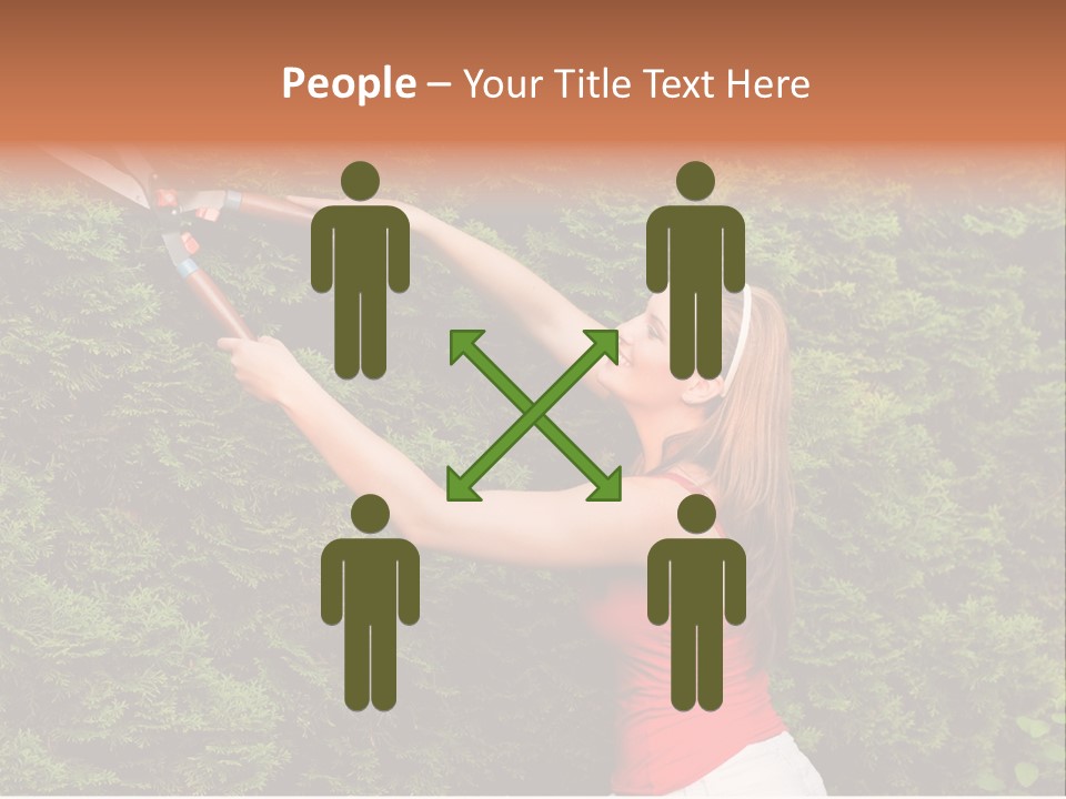 Sunlight Leisure Gardener PowerPoint Template