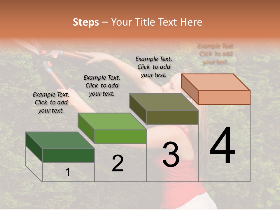 Sunlight Leisure Gardener PowerPoint Template