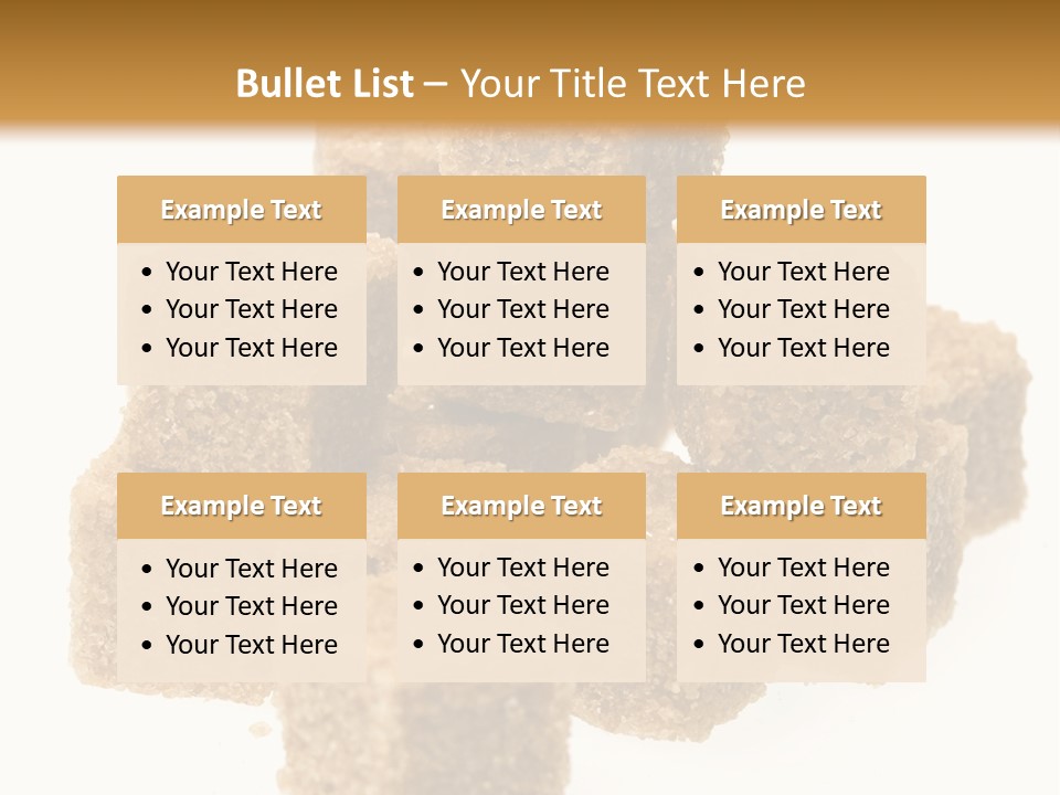 Nobody Sweet Ingredient PowerPoint Template