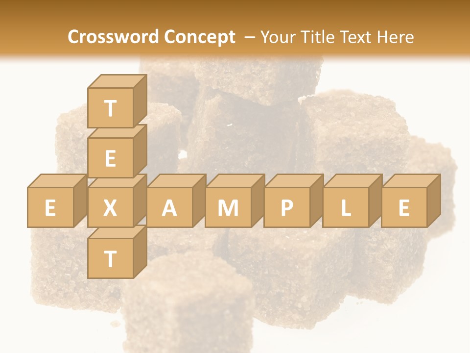 Nobody Sweet Ingredient PowerPoint Template