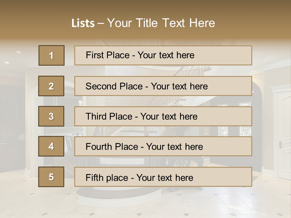Decorate Residential Luxury PowerPoint Template