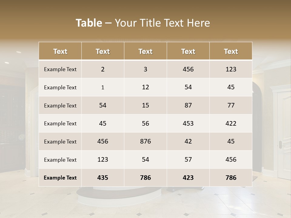 Decorate Residential Luxury PowerPoint Template
