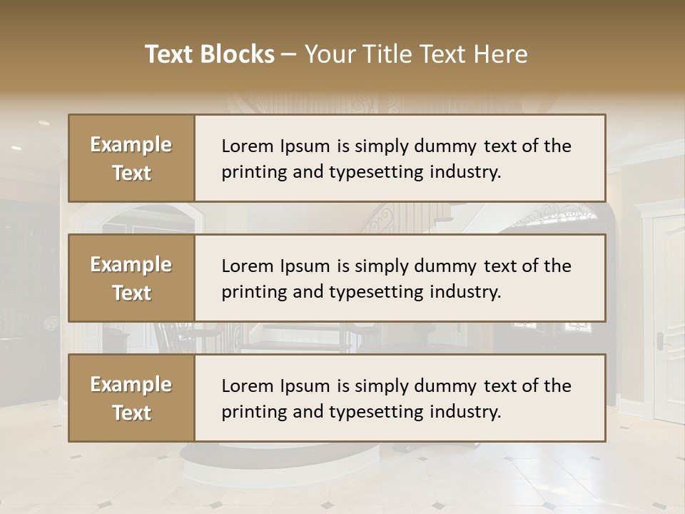 Decorate Residential Luxury PowerPoint Template