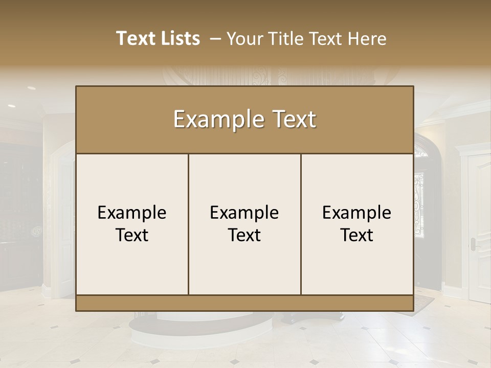 Decorate Residential Luxury PowerPoint Template