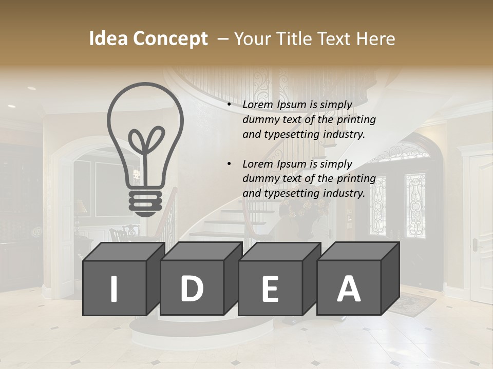 Decorate Residential Luxury PowerPoint Template