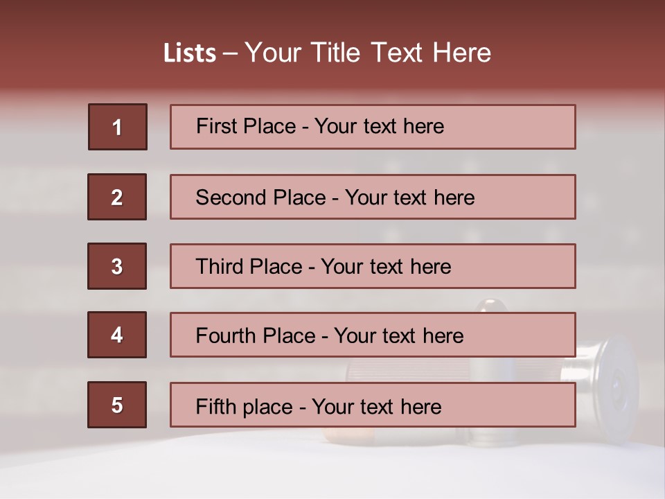 Brave White Second PowerPoint Template