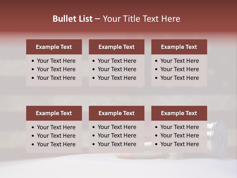 Brave White Second PowerPoint Template