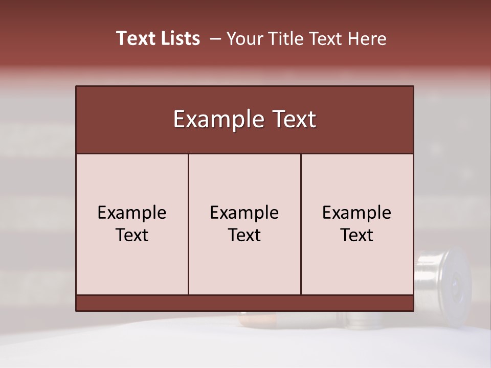 Brave White Second PowerPoint Template