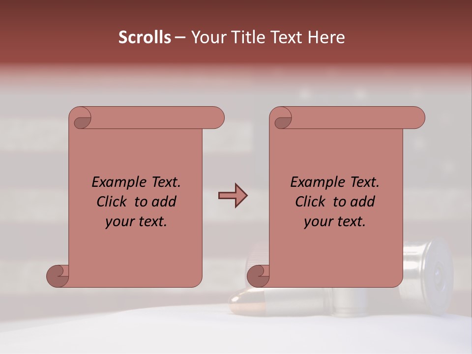 Brave White Second PowerPoint Template