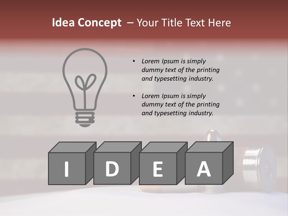 Brave White Second PowerPoint Template