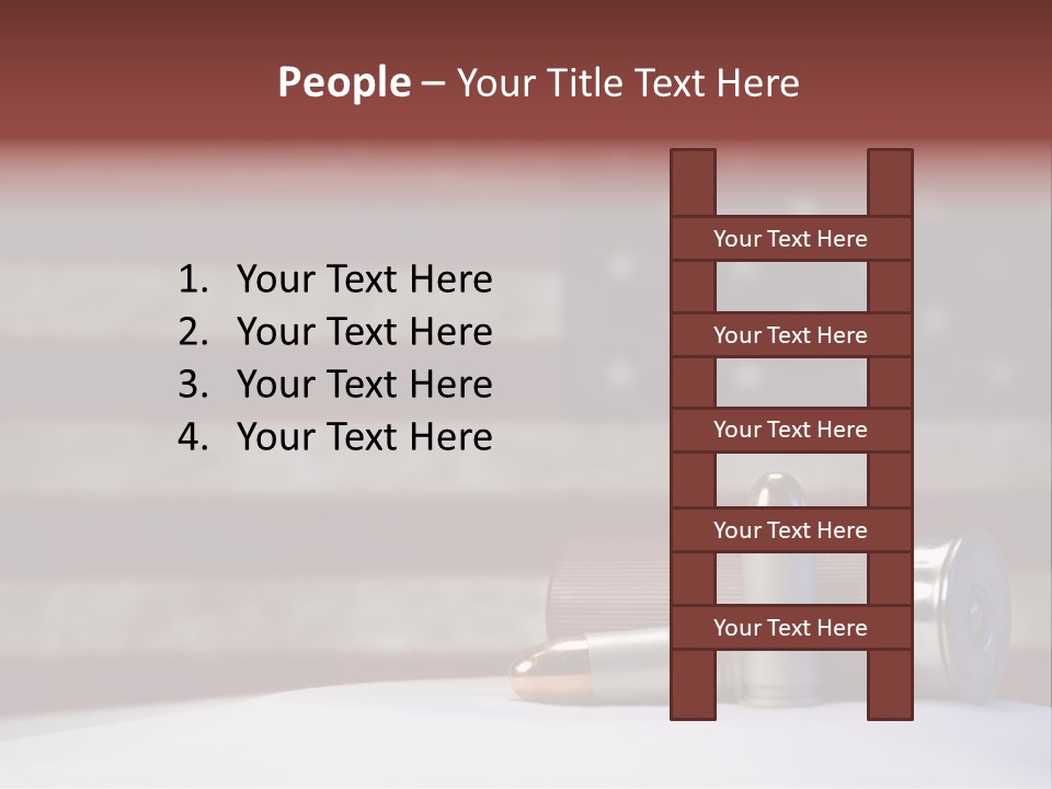 Brave White Second PowerPoint Template