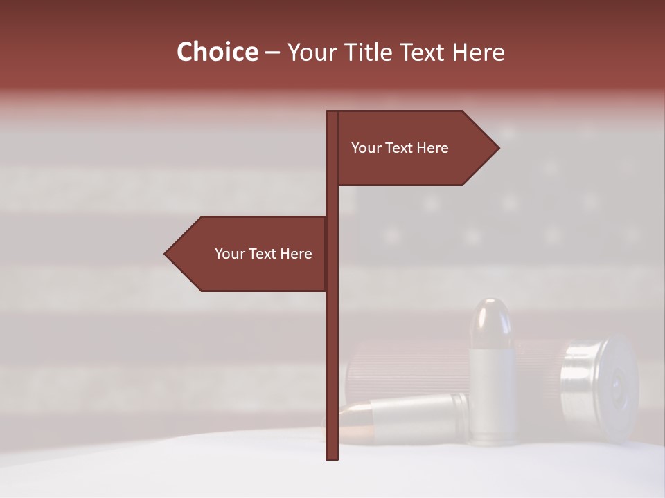 Brave White Second PowerPoint Template