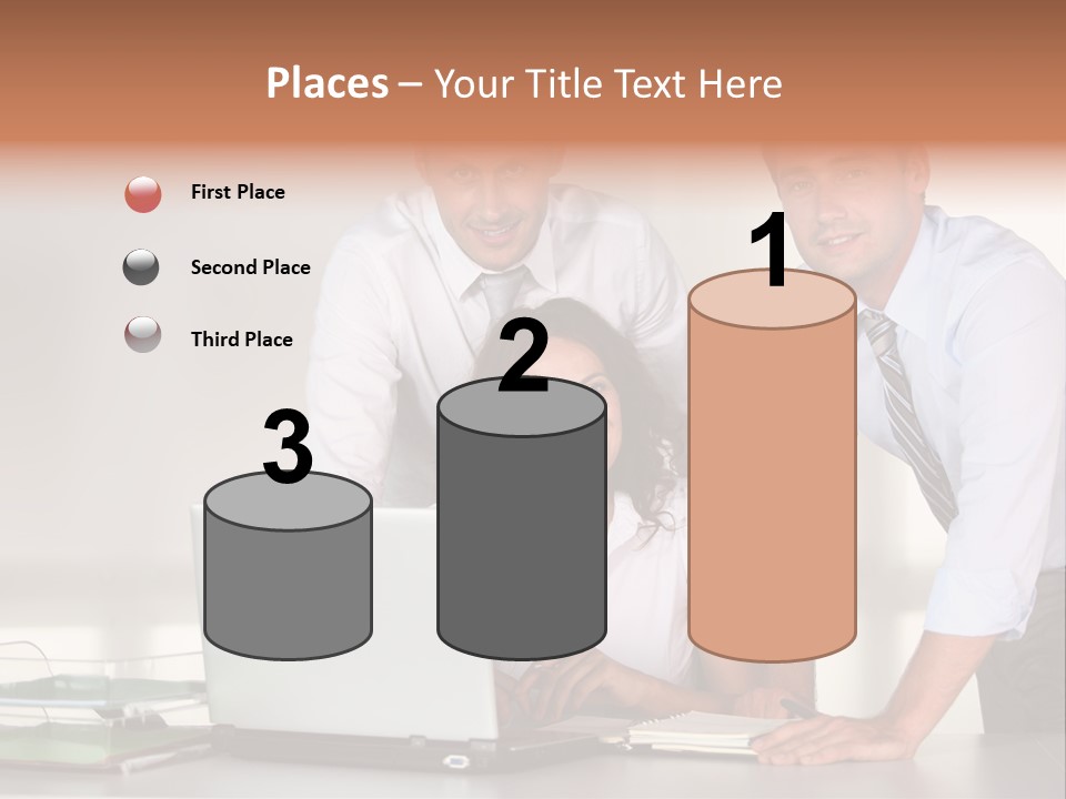 Men Adults Employees PowerPoint Template