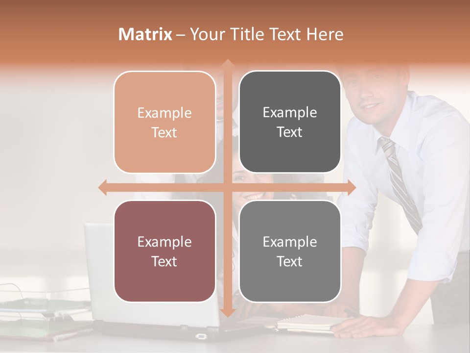 Men Adults Employees PowerPoint Template