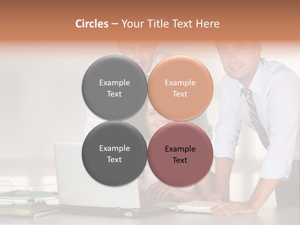 Men Adults Employees PowerPoint Template