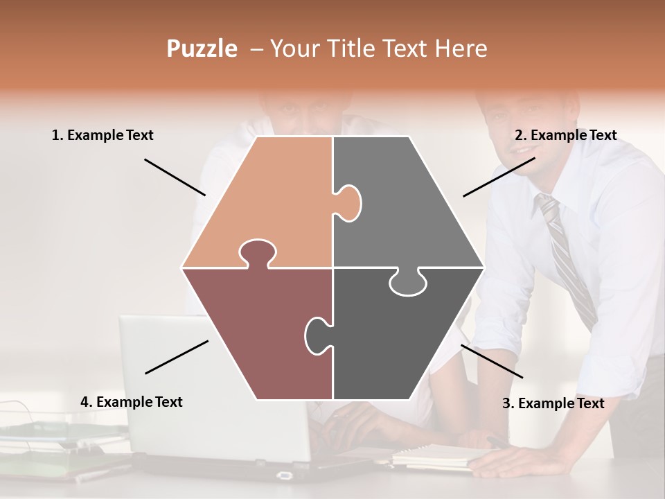 Men Adults Employees PowerPoint Template