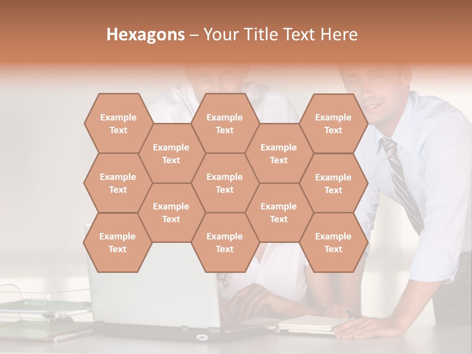 Men Adults Employees PowerPoint Template