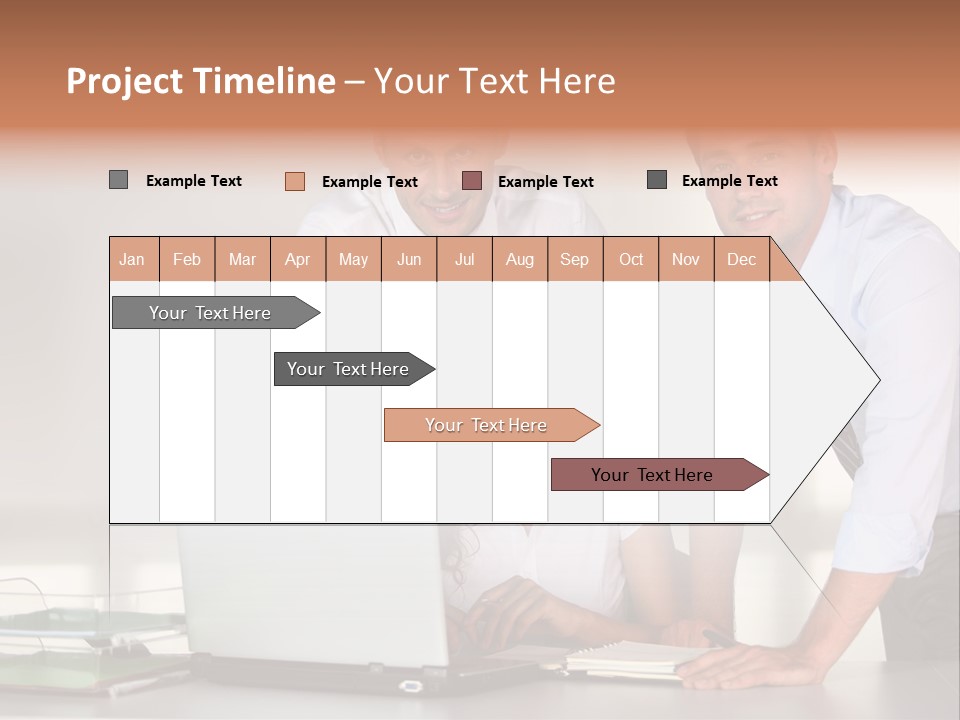 Men Adults Employees PowerPoint Template