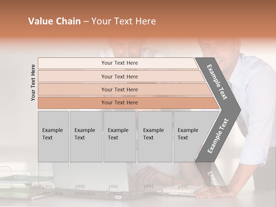 Men Adults Employees PowerPoint Template