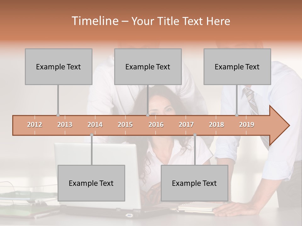 Men Adults Employees PowerPoint Template