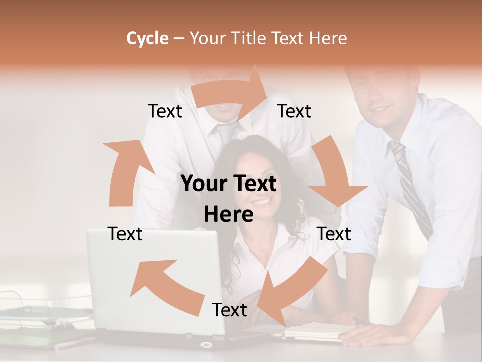 Men Adults Employees PowerPoint Template