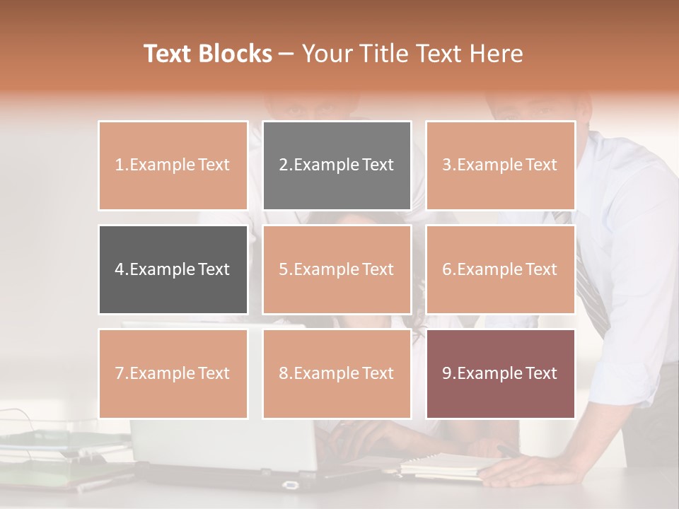 Men Adults Employees PowerPoint Template