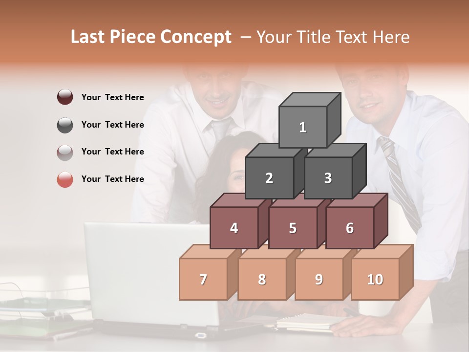 Men Adults Employees PowerPoint Template