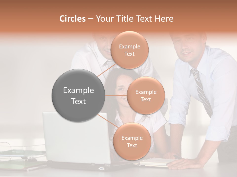 Men Adults Employees PowerPoint Template