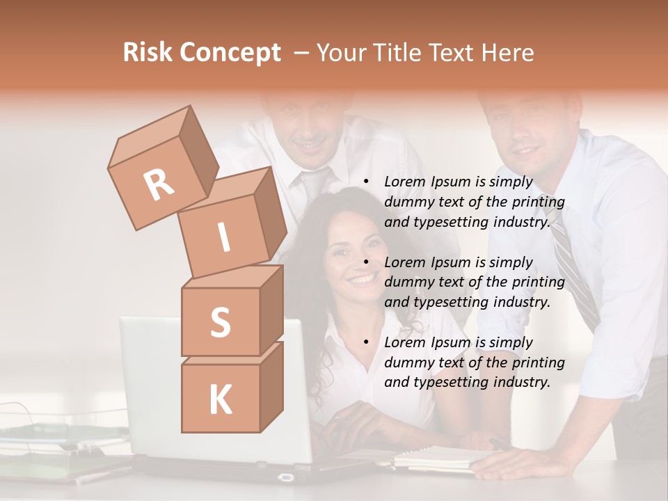 Men Adults Employees PowerPoint Template