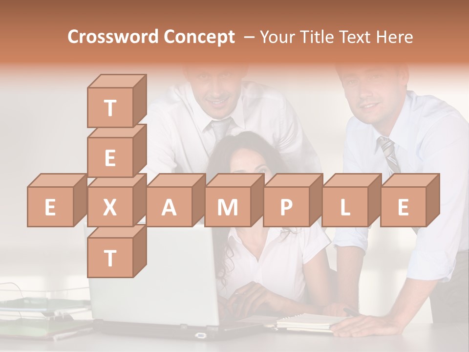 Men Adults Employees PowerPoint Template