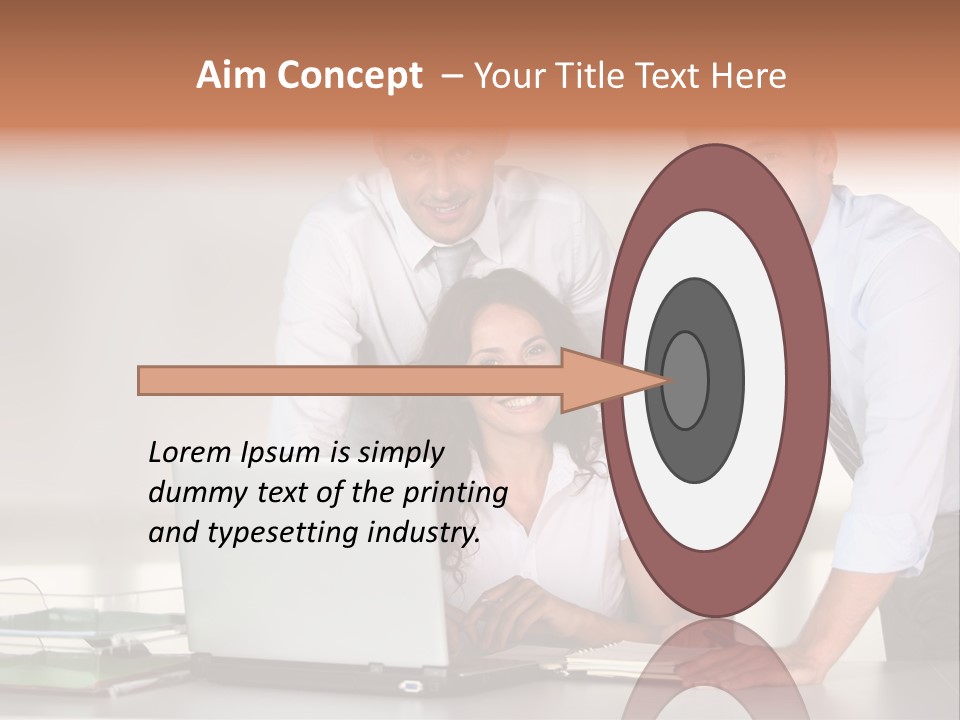 Men Adults Employees PowerPoint Template