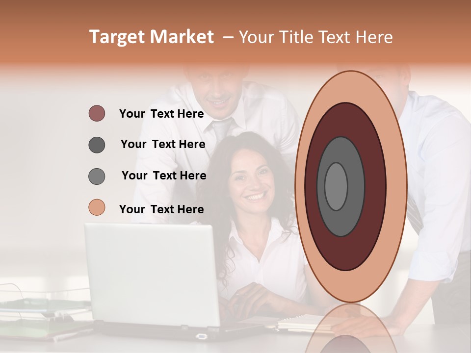 Men Adults Employees PowerPoint Template